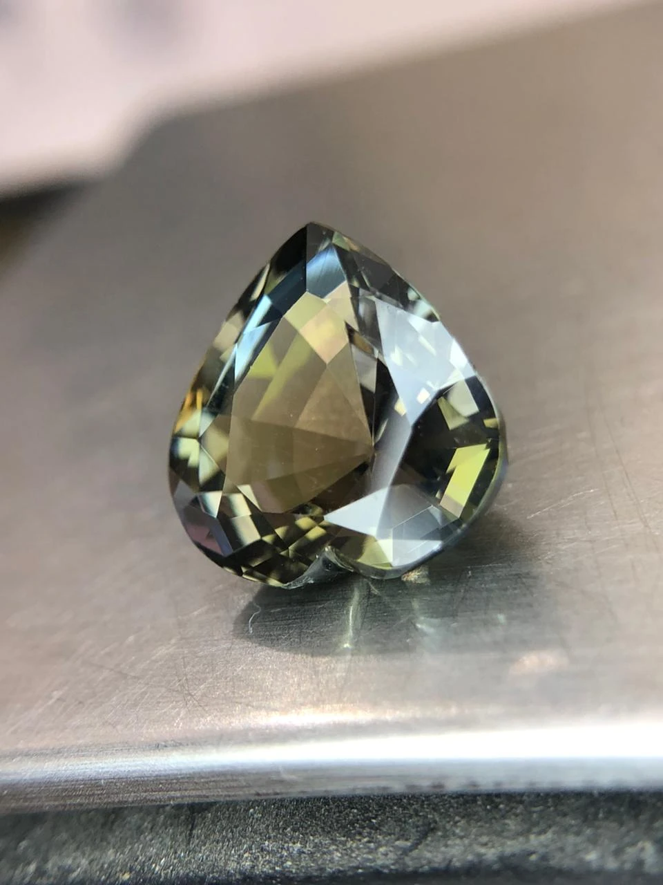 Natural Untreated Tanzanite  6.3 carats in Heart Shape from Tanzania — view 5